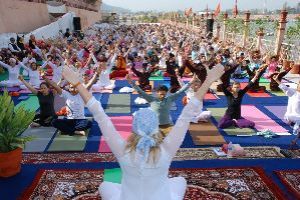 Yoga at Parmath Niketan, Rishikesh